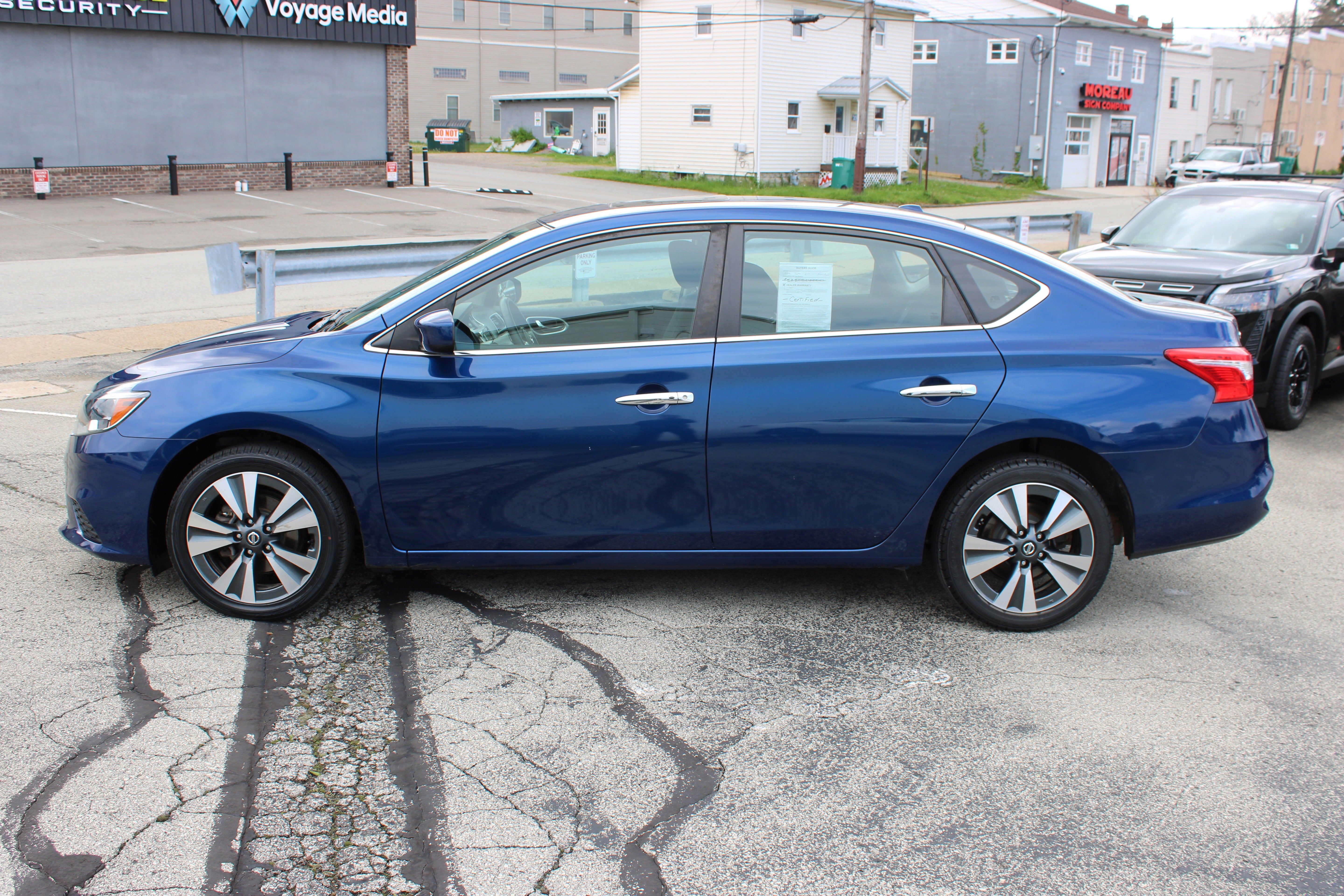 Used 2019 Nissan Sentra SV with VIN 3N1AB7AP0KY310860 for sale in Indiana, PA